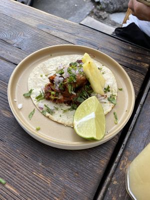 Taco at Veguisima in Mexico City