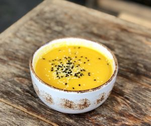 Sopa del dia at Veguisima in Mexico City