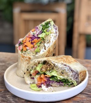 Falafel  at Veguisima in Mexico City