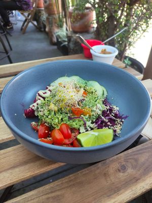 Bowl at Veguisima in Mexico City