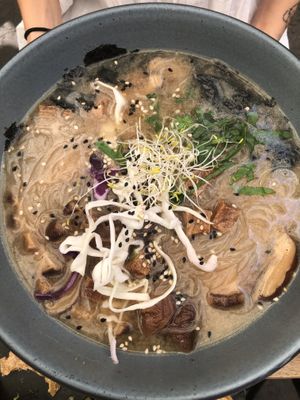 Ramen  at Veguisima in Mexico City