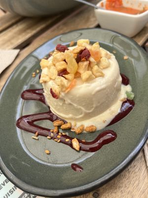 Helado de pay de limon  at Veguisima in Mexico City