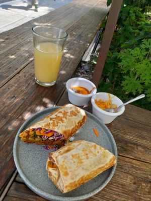 Burro Pastor!!! at Veguisima in Mexico City