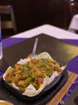 Vegetable mix, chef’s recommendations  at Noori India in Koh Samui