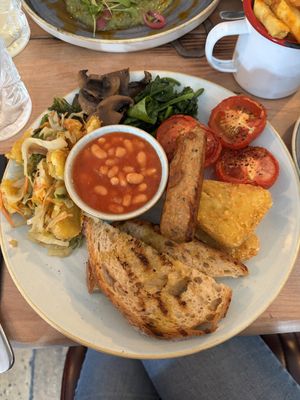 Vegan breakfast (always a winner!)  at Bohemia in St Neots