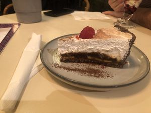 Tort 4.0 - banana, dates and coconut cream #Veganuary at Slodki Wentzl in Krakow
