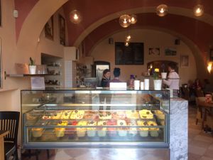 Inside at Slodki Wentzl in Krakow