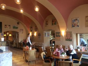 Inside at Slodki Wentzl in Krakow