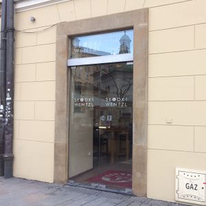Front door at Slodki Wentzl in Krakow