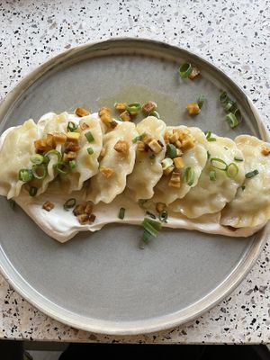 Pierogi   at Veganic in Krakow