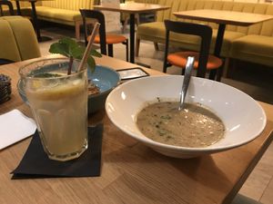 Żurek - Polish traditional soup - vegan  at Veganic in Krakow