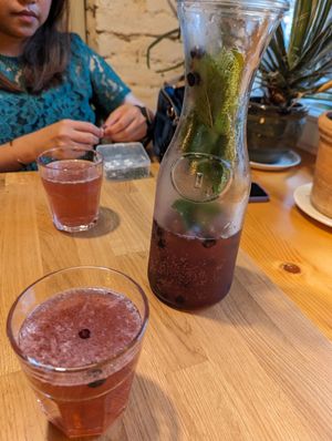 The lemonade was very nice at Veganic in Krakow