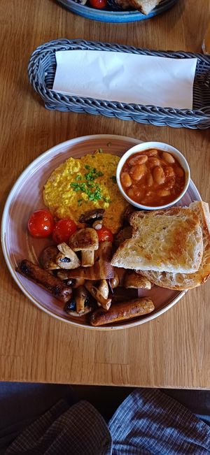 Nice start to the day. at Veganic in Krakow