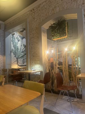 Inside   at Veganic in Krakow