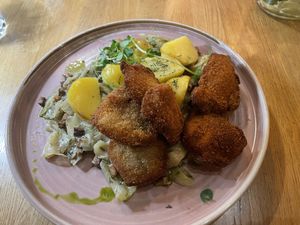 Mushrooms   at Veganic in Krakow