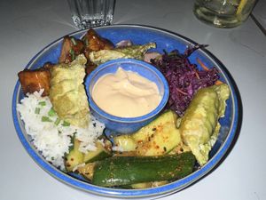 Fusion Buddha Bowl  at Veganic in Krakow
