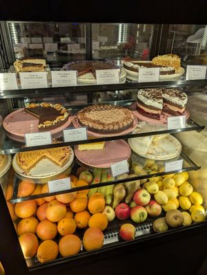 Cak selection at Veganic in Krakow