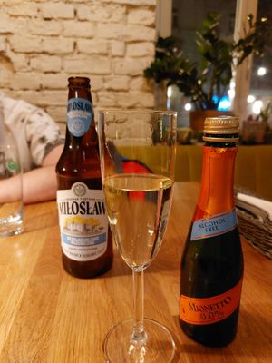 Drinks at Veganic in Krakow