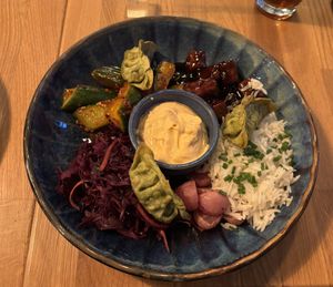 Buddha bowl  at Veganic in Krakow