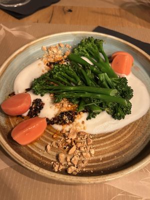 Wild broccoli   at Veganic in Krakow