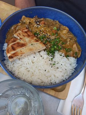 Thai stew at Veganic in Krakow