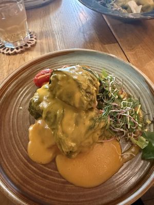 Cabbage Rolls  at Veganic in Krakow