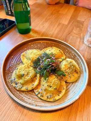 Ravioli   at Veganic in Krakow