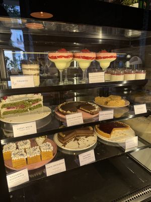 desserts!  at Veganic in Krakow