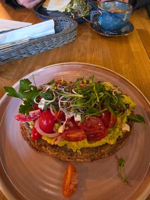 Avocado on Toast at Veganic in Krakow