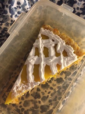 lemon cake from veganic  at Veganic in Krakow