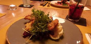 Vegan Oyster mushrooms at Veganic in Krakow