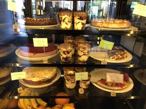 Dessert  at Veganic in Krakow