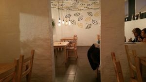 a no thrill place, just simple eating at Git Bit in Oslo