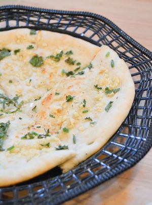 Garlic naan at Git Bit in Oslo