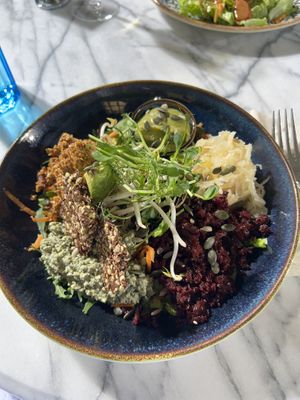 Vegan salad  at Ecobaren Centralbadet in Stockholm
