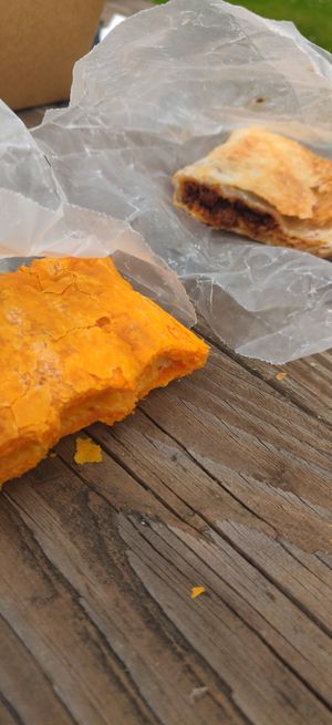 Ackee patty at Fire & Spice Vegan Restaurant - Capitol Ave in Hartford