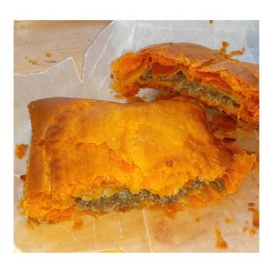 Jerk Plantain Patty at Fire & Spice Vegan Restaurant - Capitol Ave in Hartford