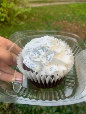 Vegan cupcake at Fire & Spice Vegan Restaurant - Capitol Ave in Hartford