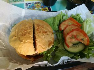 hamburguesa at Tomeiro in Leon