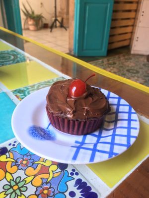 Cupcake tentación de chocolate  at Tomeiro in Leon
