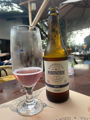 Kombucha   at Casa Raw in Sao Paulo