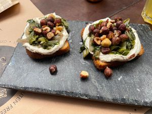 Bruschetta   at Casa Raw in Sao Paulo