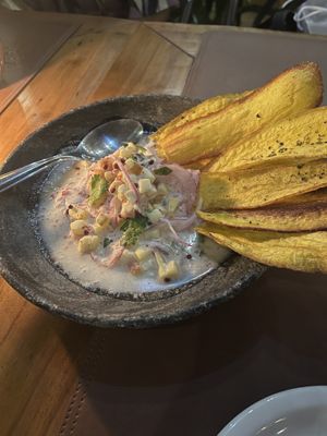 Ceviche  at Casa Raw in Sao Paulo