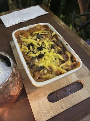 Pupunha Lasagna  at Casa Raw in Sao Paulo