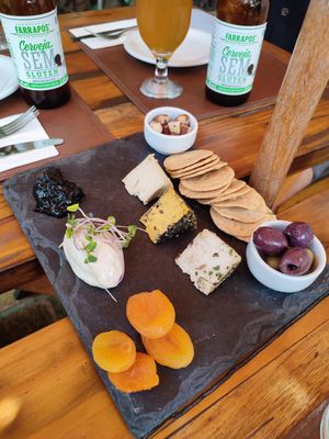 Tábua de queijos at Casa Raw in Sao Paulo