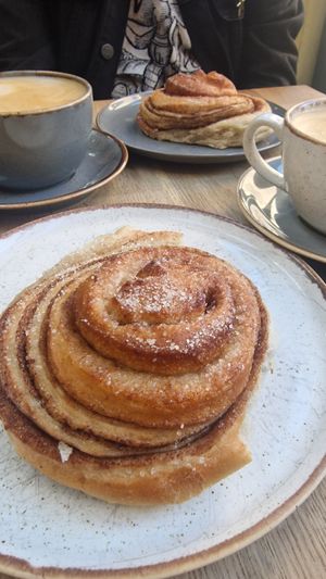 Cinnamonbun at Godt Brød in Oslo