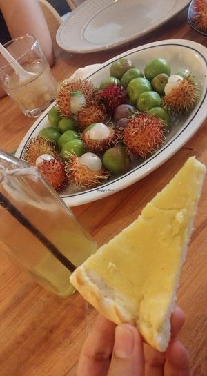 Durian 'pizza' at Minh Chay - Ma May in Hanoi