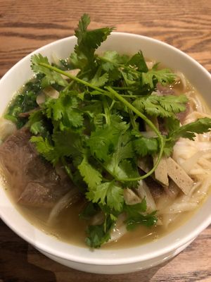 vegan pho at Minh Chay - Ma May in Hanoi
