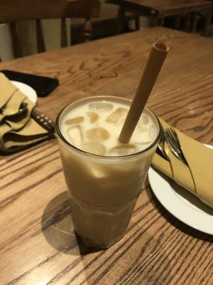 Cashew milk! Awesome  at Minh Chay - Ma May in Hanoi