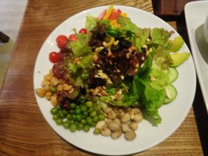 Fresh salad with passion fruit dressing. at Minh Chay - Ma May in Hanoi